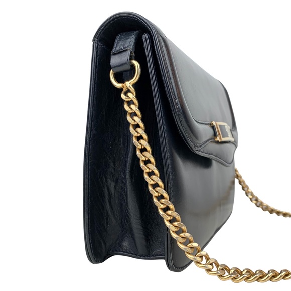 GUCCI Vintage Leather Shoulder Bag - Picture 5 of 12